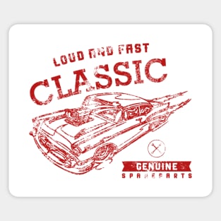 Classic Loud and Fast Sticker